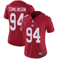 Nike Giants #94 Dalvin Tomlinson Red Alternate Womens Stitched NFL Vapor Untouchable Limited Jersey