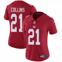 Womens Nike New York Giants 21 Landon Collins Elite Red Alternate NFL Jersey