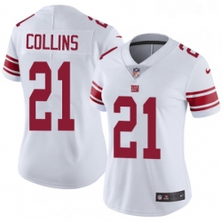 Womens Nike New York Giants 21 Landon Collins Elite White NFL Jersey