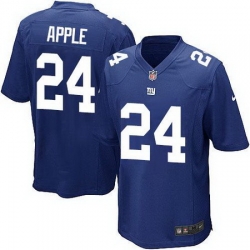 Nike Giants #24 Eli Apple Royal Blue Team Color Youth Stitched NFL Elite Jersey