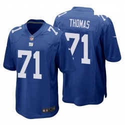 Youth Nike Giant 71 Andrew Thomas Blue Royal Vapor Limited Jersey 2020 NFL Draft