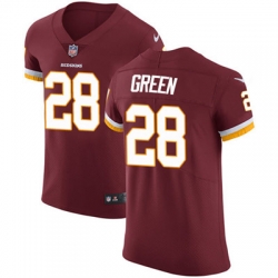 Men Nike Redskins #28 Darrell Green Burgundy Red Team Color Stitched NFL Vapor Untouchable Elite Jersey