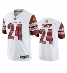 Men Washington Commanders 24 Antonio Gibson 2022 Burgundy Game Stitched Jersey White