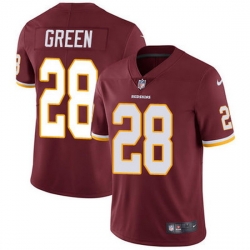 Men Washington Commanders 28 Darrell Green Red Vapor Untouchable Limited Stitched Jersey