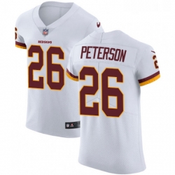 Mens Nike Washington Redskins 26 Adrian Peterson White Vapor Untouchable Elite Player NFL Jersey