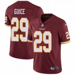 Mens Nike Washington Redskins 29 Derrius Guice Burgundy Red Team Color Vapor Untouchable Limited Player NFL Jersey