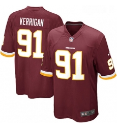 Mens Nike Washington Redskins 91 Ryan Kerrigan Game Burgundy Red Team Color NFL Jersey