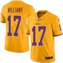 Nike Redskins #17 Doug Williams Gold Mens Stitched NFL Limited Rush Jersey