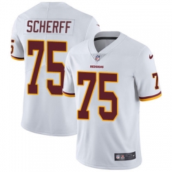 Nike Redskins #75 Brandon Scherff White Mens Stitched NFL Vapor Untouchable Limited Jersey