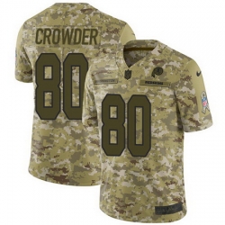 Nike Redskins #80 Jamison Crowder Camo Mens Stitched NFL Limited 2018 Salute To Service Jersey