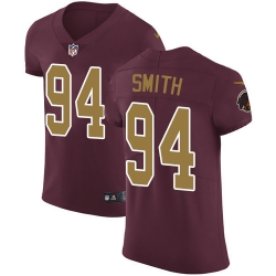 Nike Redskins #94 Preston Smith Burgundy Red Alternate Mens Stitched NFL Vapor Untouchable Elite Jersey