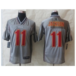 Nike Washington RedSkins 11 DeSean Jackson Grey Elite Vapor NFL Jersey