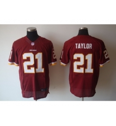 Nike Washington Redskins 21 Fred Taylor Red Elite NFL Jersey