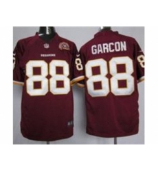 Nike Washington Redskins 88 Pierre Garcon Red Game 80TH Patch NFL Jersey