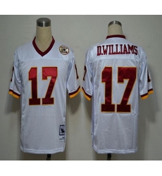 Washington Redskins 17 Doug Williams White Mens NFL Throwback Jersey