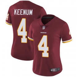 Redskins 4 Case Keenum Burgundy Women Vapor Untouchable Limited Jersey