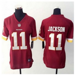 Women NEW Washington Redskins #11 DeSean Jackson Burgundy Red Team Color Stitched NFL Elite Jersey