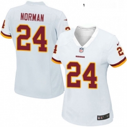 Womens Nike Washington Redskins 24 Josh Norman Game White NFL Jersey