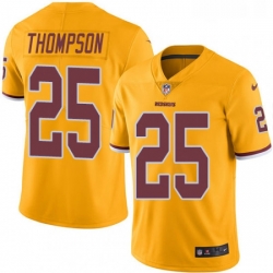 Youth Nike Washington Redskins 25 Chris Thompson Limited Gold Rush Vapor Untouchable NFL Jersey