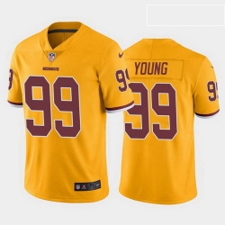 Youth Washington Redskins 99 Chase Young Color Rush Limited Jersey Gold