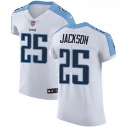 Mens Nike Tennessee Titans 25 Adoree Jackson White Vapor Untouchable Elite Player NFL Jersey