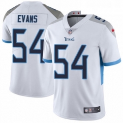 Mens Nike Tennessee Titans 54 Rashaan Evans White Vapor Untouchable Limited Player NFL Jersey