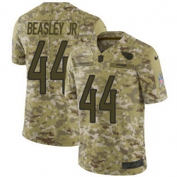 Nike Titans 44 Vic Beasley Jr Camo Men Stitched NFL Limited 2018 Salute To Service Jersey