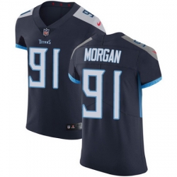 Nike Titans #91 Derrick Morgan Navy Blue Alternate Mens Stitched NFL Vapor Untouchable Elite Jersey