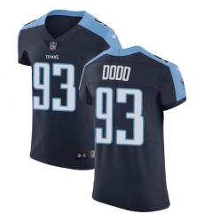 Nike Titans #93 Kevin Dodd Navy Blue Alternate Mens Stitched NFL Vapor Untouchable Elite Jersey