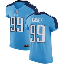 Nike Titans #99 Jurrell Casey Light Blue Team Color Mens Stitched NFL Vapor Untouchable Elite Jersey