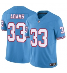 Youth Tennessee Titans 33 Jamal Adams Blue 2024 F U S E  Throwback Vapor Limited Stitched Football Jersey