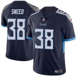 Youth Tennessee Titans 38 L'Jarius Sneed Navy Vapor Limited Stitched Football Jersey