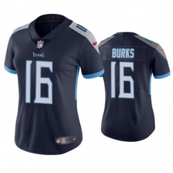 Women Tennessee Titans 16 Treylon Burks Navy Vapor Untouchable Limited Stitched Football Jersey 28Run Small 2