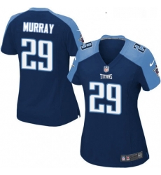 Womens Nike Tennessee Titans 29 DeMarco Murray Game Navy Blue Alternate NFL Jersey