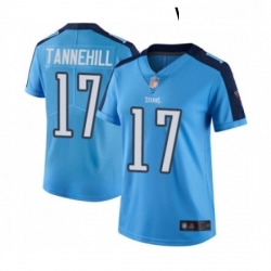 Womens Tennessee Titans 17 Ryan Tannehill Limited Light Blue Rush Vapor Untouchable Football Jersey