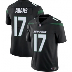 Men New York Jets 17 Davante Adams Black 2024 Vapor Untouchable Limited Stitched Jersey