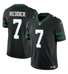 Men New York Jets 7 Haason Reddick Black 2024 F U S E Vapor Untouchable Limited Stitched Jersey