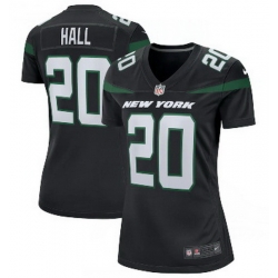 Women New York Jets 20 Breece Hall Nike Stealth Black Alternate Vapor Limited Jersey