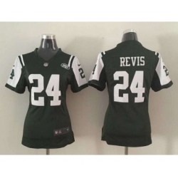 nike women nfl jerseys new york jets 24 revis green[nike]