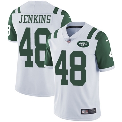 Nike Jets #48 Jordan Jenkins White Youth Stitched NFL Vapor Untouchable Limited Jersey