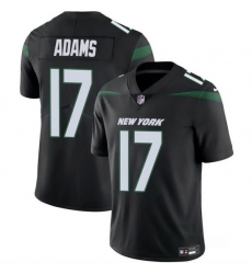 Youth New York Jets 17 Davante Adams Black 2024 Vapor Untouchable Limited Stitched Jersey