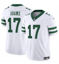 Youth New York Jets 17 Davante Adams White 2024 F U S E Vapor Limited Stitched Jersey