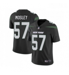 Youth New York Jets 57 CJ Mosley Black Alternate Vapor Untouchable Limited Player Football Jersey