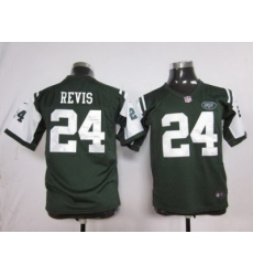 Youth Nike New York Jets #24 Darrelle Revis Green Nike NFL Jerseys