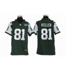 Youth Nike New York Jets 81# Dustin Keller Green Jerseys