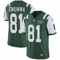 Youth Nike New York Jets 81 Quincy Enunwa Green Team Color Vapor Untouchable Limited Player NFL Jersey