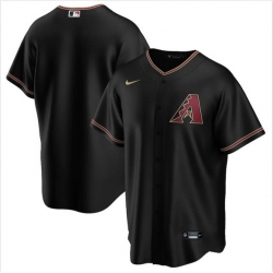 Men Arizona Diamondbacks Nike Black Blank Jersey