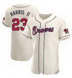 Youth Atlanta Braves Michael Harris II Cream Alternate Jersey