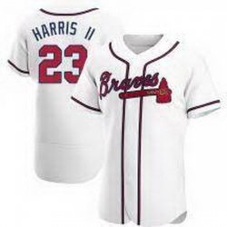 YouthAtlanta Braves Michael Harris II Authentic White Home Jersey