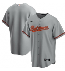 Men Baltimore Orioles Nike Gray Blank Jersey